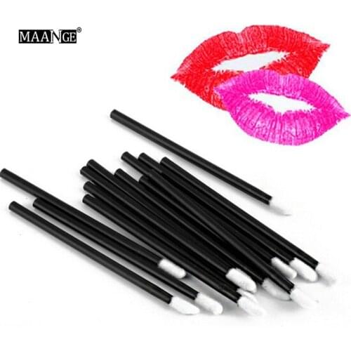 50pcs Make Up Brushes set Maquillage Mascara Wands Lip Brush Pen Cleaner Cleaning Eyelash Disposable Makeup Brush Applicators