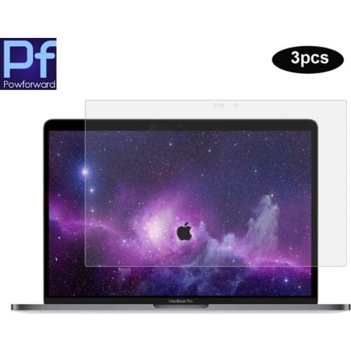 3pcs Notebook Anti-Glare Matte LCD Screen Guard Film for Apple MacBook Pro 15 A1990/A1707 15.4" Retina Display Screen Protector