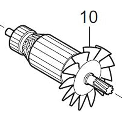 ARMATURE 220V Rotor 516853-2 Replace For Makita LC1230