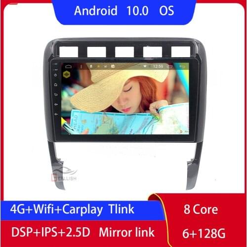 For Porsche Cayenne S GTS 2003-2010 Android Auto Autoradio Carplay Car Multimedia Player Interne Radio Wifi 1 Din Bluetooth Dab