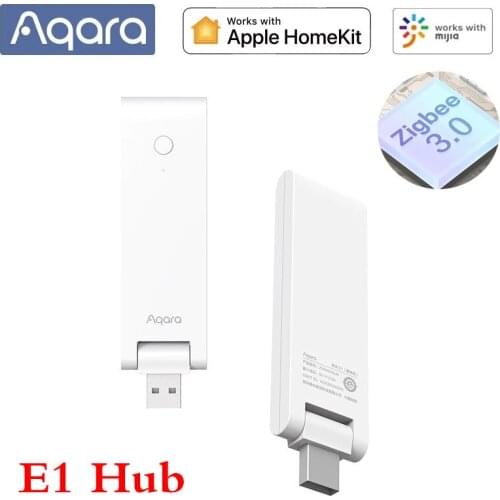 Aqara Hub E1 Zigbee 3.0 USB Smart Home Life Mini Gateway Wireless Connect Remote Control Work With Mijia Mi home Apple Homekit