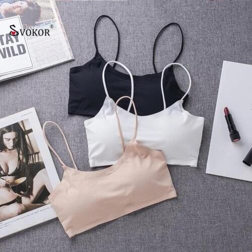 SVOKOR One Piece Bra Breathable Mesh Underwear Comfortable Seamless Bras Backless Wireless Bralette Sexy Lingerie