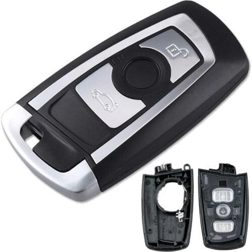 3 Buttons Remote Car Key Fob Case Shell Keyless Entry Automobile Key Cover Protector Replacement for BMW 1 3 5 6 7 Series X3 X4