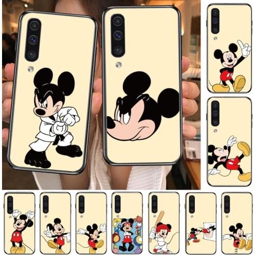Disney Cute Mouse Mickey Phone cover hull For SamSung Galaxy S 8 9 10 20 21 S30 Plus Edge E S20fe 5G Lite Ultra black soft