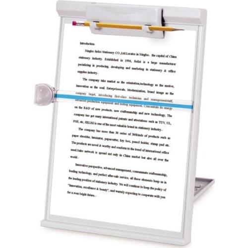 Clip Typing Paper Holder Document Adjustable Copy Paper Reading Stand 35 x 23cm for Offices and Schools Supply
