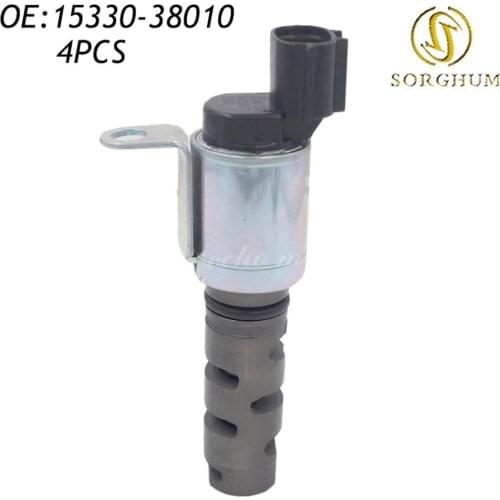 4PCS 15330-0S010 15330-38010 153300S010 1533038010 Car VVT Variable Timing Solenoid valve For Toyota