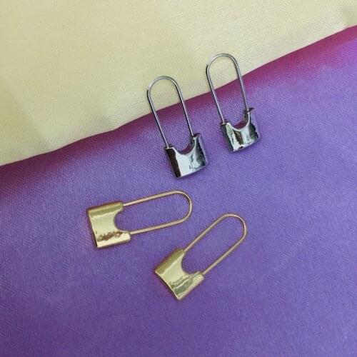 Summer Fashion Womens Earrings Alloy Lock Earrings Women Fashion Jewelry Personality Trend 2021 Earrings Hip Hop Rock Party Bar