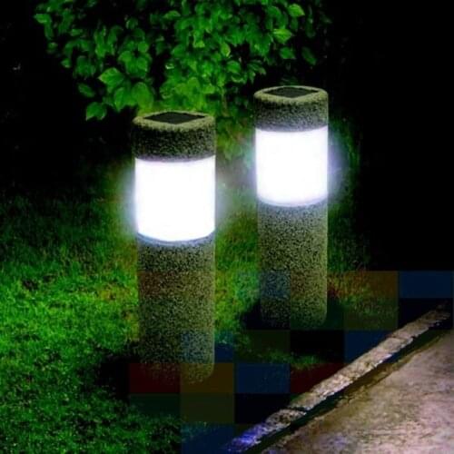 HOT High-quality Stainless Steel Solar Led Lamp For Lawn Garden Path Outdoor Light Solar-bollard Light Led Lights