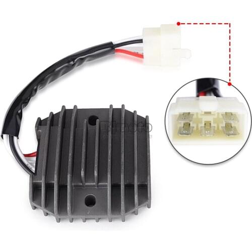 BJMOTO Motorcycle XV 250 XVZ 1300 Regulator Rectifier For Yamaha XV250 Virago FZS600 Fazer 1998-2003 GSXR250 GSXR400 GK71A GK73A