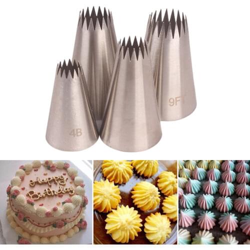 Multi Teeth 4-Piece Set 4PCs Cookie Cookie Decorating Mouth Decorative Baking Tools Stainless Steel