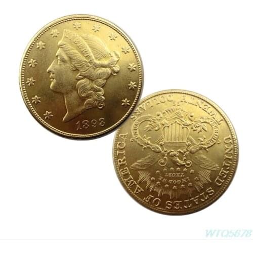 Collectors Edition Fine American Eagle Commemorative Fine Gold Coins Copper Magnets Do Not Absorb Water