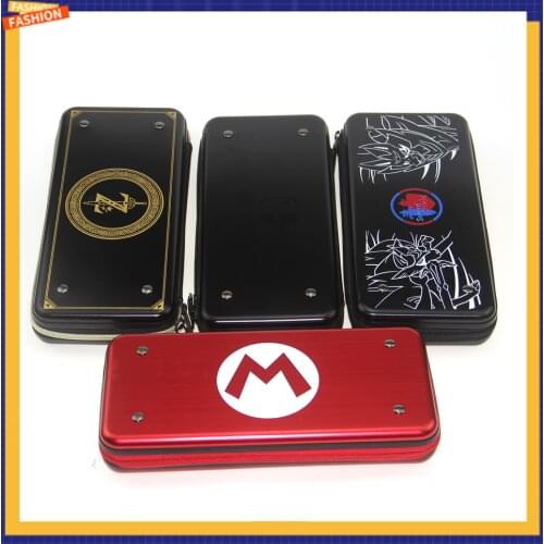 2021 Luxury aluminum Storage Bag For Nintend Switch Hard Case Console Carrying Portable Travel Bag Game Accessorie