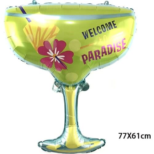 1PC New 77*61cm Beverage Cup Aluminum film Balloon Childrens Toy Balloons Birthday Wedding Party Decoration Supplies Globos