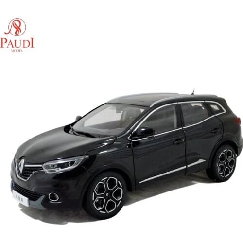 1/18 Scale Renault Kadjar 2016 Black Static Simulation Diecast Metal Alloy Toy Miniature Model Car Gifts Collections Doors Open