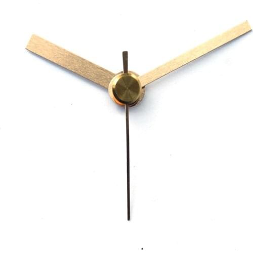 10sets S Shaft gold Clock Hands 8812# Quartz Clock Accessory DIY short Hands Metal Aluminum High quality DIY Clock kits