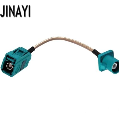 10pcs RG316 Cable Fakra Z Male to Fakra Z Female GPS Antenna Extension Pigtail Cable 50ohm 10/15/20/30/50cm 1/2/3m