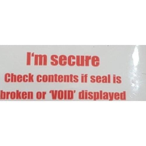 100pcs/lot Seal Label Sticker For Hua wei Phone Package box sealing strip DHL Ship