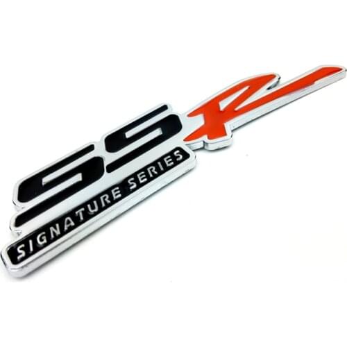 3d Metal SS SSR Car Rear Side Trunk Emblem Badge Sticker fit for Chevrolet Chevy