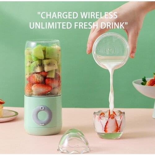 4 Blades Portable Mini Juicer Apple Orange Electric Blender Juice Mixer Food Processor Ice Smoothies for Kitchen 30W