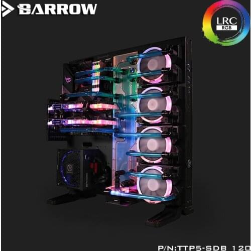Barrow Acrylic Board as Water Channel use for TT Core P5 Computer Case use for Both CPU and GPU Block RGB to 5V GND 3PIN Header