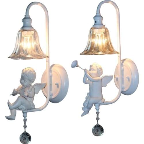 Europe Modern LED Wall Lamp Vintage Bedside Lamps Balcony Stair Source Indoor Rustic Wall Light E14 led Decoration Home Lighting