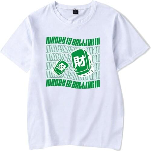 2021 Men/Women Mahjong T- shirt Summer short-sleeved T-shirt Fashion Casual luxury leisure Men/Women t shirt Tops