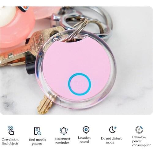 Gps Trackers Smart Anti-lost Object Finder Bluetooth 4.0 Gps Cat Dog Mini Trackers Key Wallet Crystal Gps Locator Dropshipping