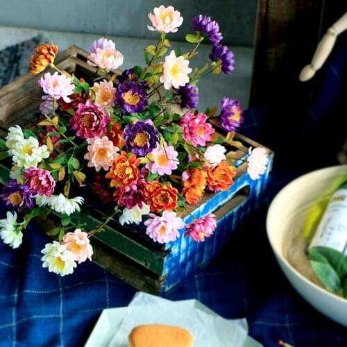 Artificial Flowers Fresh Small Wild Flowers Indoor Desktop Home Clothing Store Soft Decoration Cheap Home Accessories Kitchen