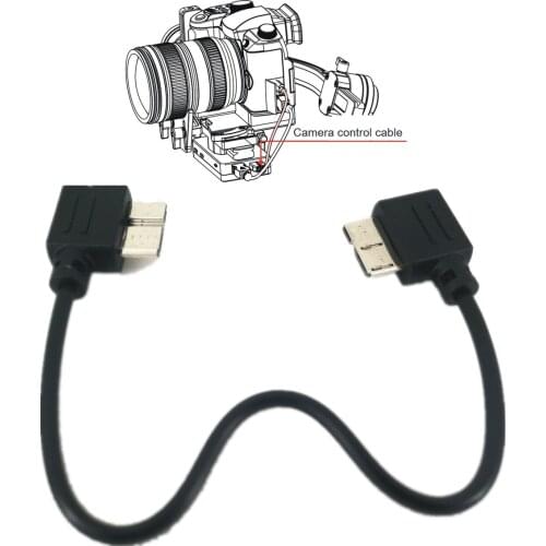 USB 3.0 to USB Micro Camera Control Cable for ZHIYUN Crane 3 LAB & Canon 1DX Mark Ⅱ 5DS R 5D Ⅳ Nikon D850 Crane3 Lab