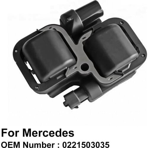 COWTOTAL Ignition Coil 0221503035 for Mercedes Benz A B C E G S CL CLK CLS Class OE 51259190016 0001587803 1789358