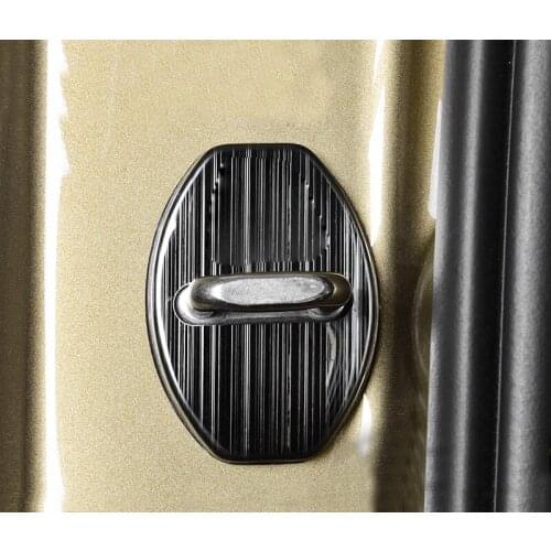 4pc for SKODA KODIAQ Door lock cover Stainless steel protect decorate
