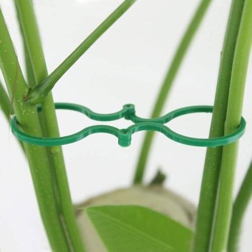 Reusable 27mm Plastic Plant Support Clips Clamps For Plants Hanging Vine Garden Greenhouse Vegetables Tomatoes Binding Clip