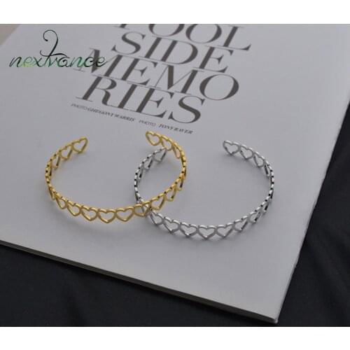 Nextvance Charm Stainless Steel Adjustable Hollow Out Bracelet Wholesale for Women Lover Anniversary Gift Jewelry dropshipping