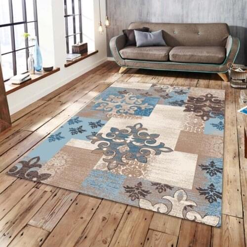 New Nordic modern 3D Japanese wood floor carpet, living room anti slip and anti fouling carpet, bedroom carpet