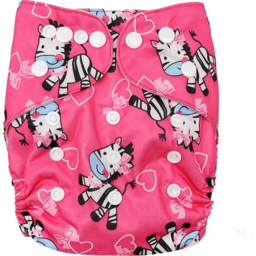 Eco-friendly Diaper Cover Wrap Washable Diapers couches lavables Reusable Cloth Nappy Pocket Diaper One Size Baby Cloth Diapers