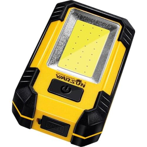 Work Light Rechargeable COB Inspection Light LED Lamp Magnetic Base for Car Repair Home Use Workshop Garage Emergency