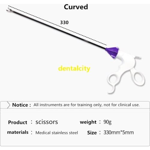Separating scissors Laparoscopic Simulation Training Instruments dental Training tools