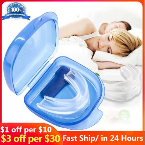 Gum Shield for Stop Grinding Teeth & Snoring 2-in-1 Anti Snoring Devices Snore Stopper for Better Sleep