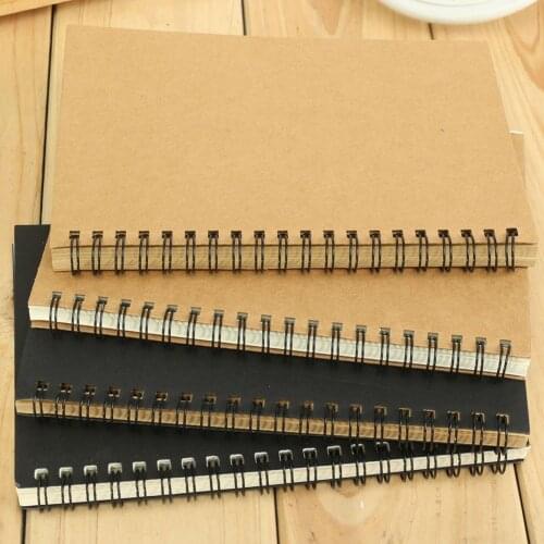 W44 Coil Binding Painting n22 Graduation Supplies Kraft Blank Notebook