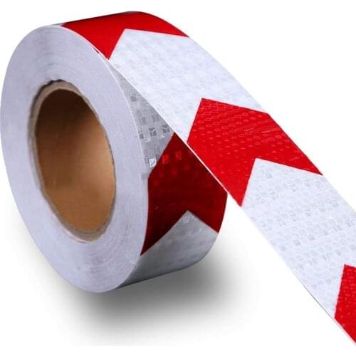 Reflective Hazard Tape Conspicuity Safety Marking Arrow Types 5cm*5m 1 PCS