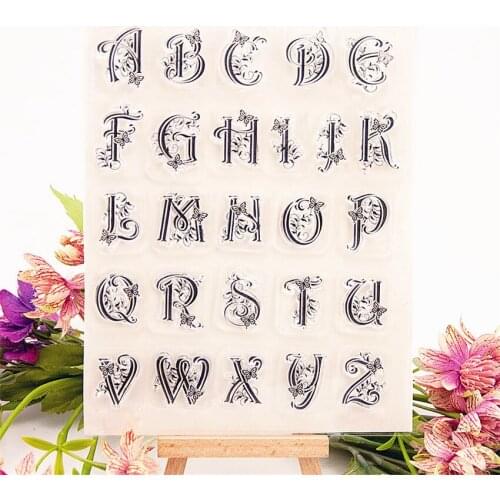 14x18cm Vines letters Transparent Clear Stamps Silicone Seals Roller Stamp DIY scrapbooking photo album/Card Making