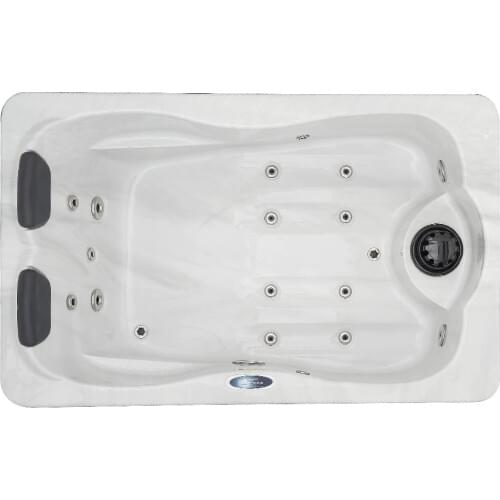 2-Person Mini Outdoor Spa Massage Bathtub with Heater M-3374