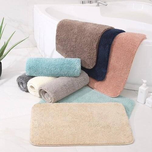 2020 Non Slip Bath carpet Bath Mat Memory Carpet Rugs Toilet Funny Bathtub Room Living Room Door Stairs Bathroom Foot Floor Mats