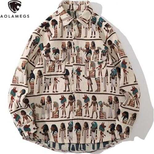 Мужские полосатые рубашки Aolamegs China At AliExpress