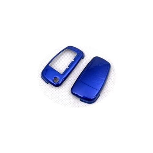Gloss Metallic Blue Remote Flip Key Cover Case Skin Shell Cap Fob Protection Hull S Line for Audi A3 A4 A6 Q5 Q7 TT R8