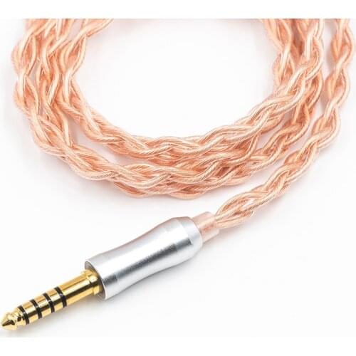 BQEYZ 4-Core Single Crystal Copper Cable 2 Pin 0.78mm, 3.5mm \ 4.4mm \ 2.5mm Plug Cable, Spring 2 Original Cable For Spring2 BQ3