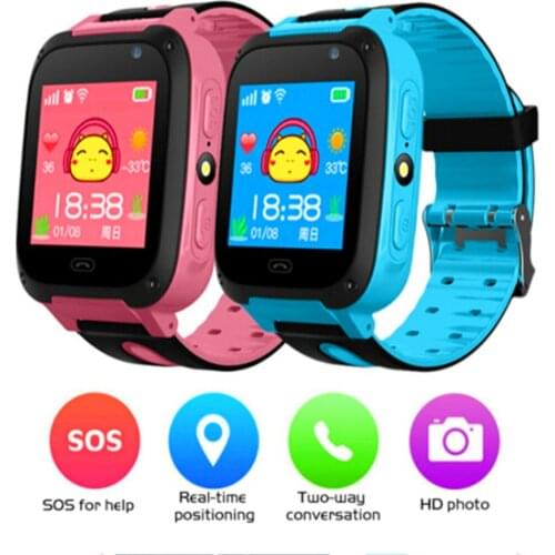 Kids Smart Watch LBS Waterproof Smart Children Watch Monitor Positioning SOS Camera for Android IOS Boys Girls Phones Locator