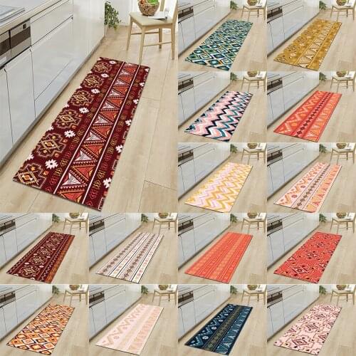 Long Kitchen Mat Bath Carpet Home Entrance Doormat Tapete Absorbent Floor Mat Bedroom Living Room Floor Mats Modern Kitchen Rug