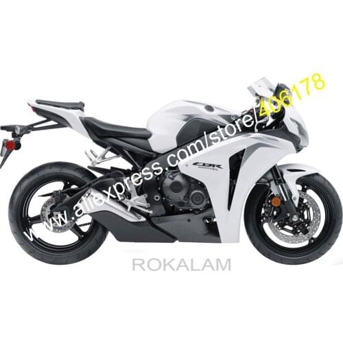 For Honda 08 09 10 11 CBR1000RR Customized 2008 2009 2010 2011 CBR 1000RR White Black Fairing Kit (Injection Molding)
