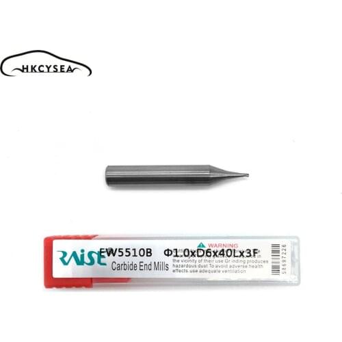 HKCYSEA 1.0mm 1.5mm 2.0mm 2.5mm Carbide Roughing End Mills Milling Cutter Tools